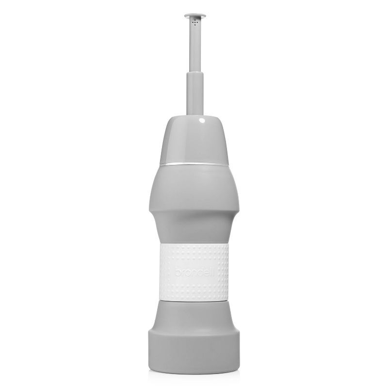 Gray Silicone Collapsible Travel Bidet with Retractable Nozzle
