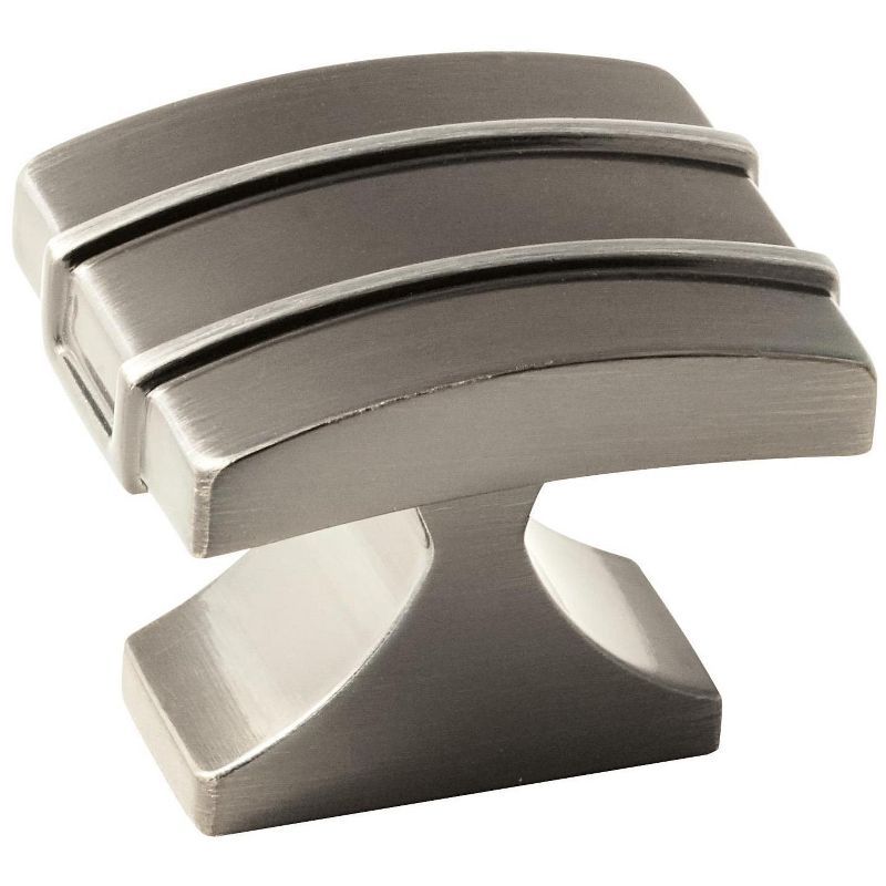 Gunmetal Square T-Handle Cabinet Knob with Mounting Hardware