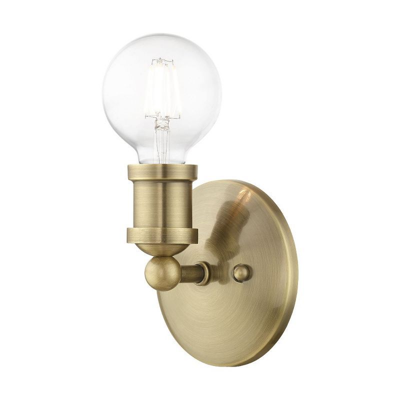 Lansdale Antique Brass Single-Light Vanity Sconce