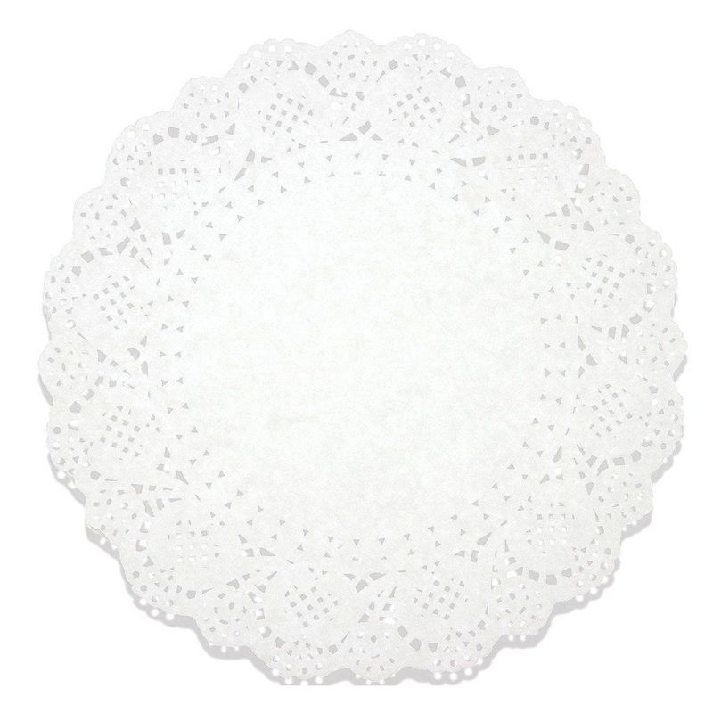 White Lace Paper Doilies Round Placemats, 10.5" - Pack of 250