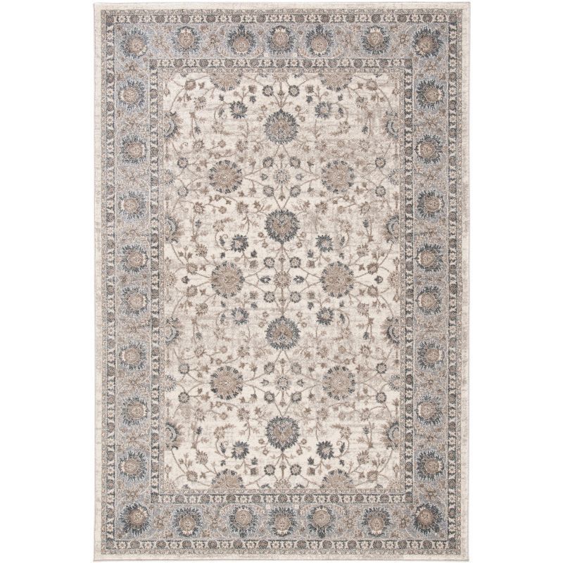 Sofia SOF330 Power Loomed Area Rug - Ivory/Grey - 3'x5' - Safavieh.