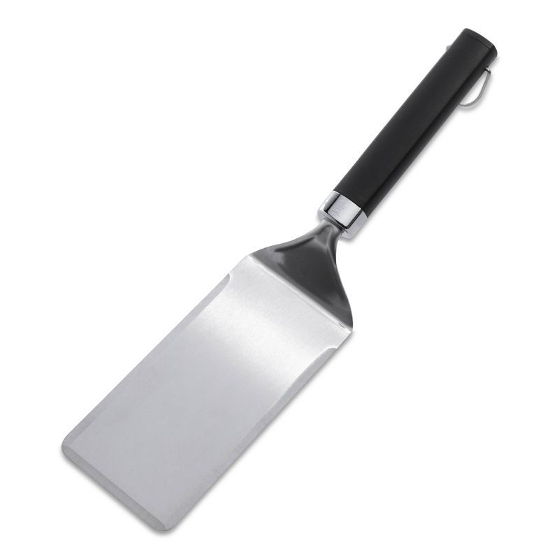 Weber Stainless Steel Griddle Spatula with Black Handle