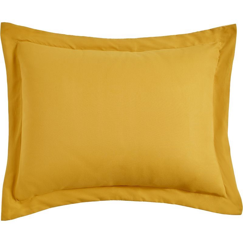 Golden Maize Polyester Standard/Queen Reversible Sham