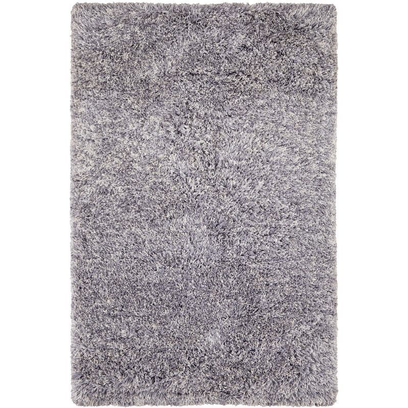 Gray Tufted Handmade Reversible Synthetic Area Rug