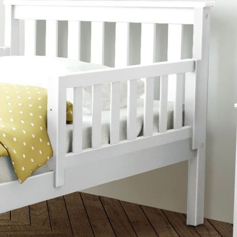 White Pine Wood Add-On Guard Rail for Beds