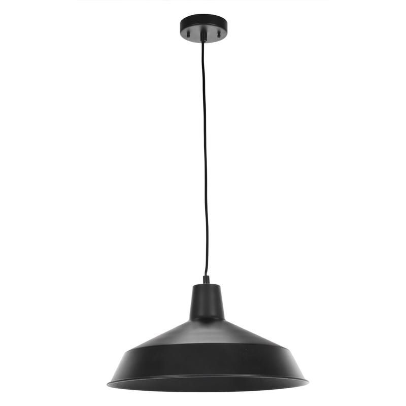 Matte Black 50" Adjustable Industrial Steel Pendant Light