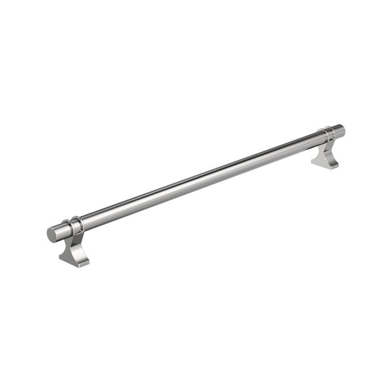 Polished Chrome 18-Inch Modern Appliance Pull with Mounting Hardware