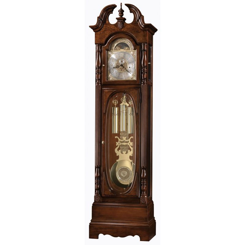 Robinson 86.25" Cherry Bordeaux Traditional Grandfather Clock