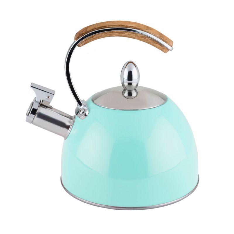 Presley Light Blue Stainless Steel Whistling Tea Kettle