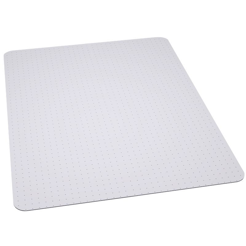 Clear Vinyl 36'' x 48'' Carpet Chair Mat with Gripper Back