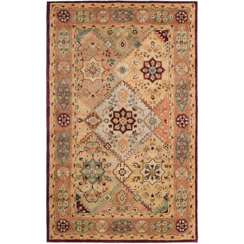 Persian Legend Red and Rust Hand-Tufted Wool Area Rug