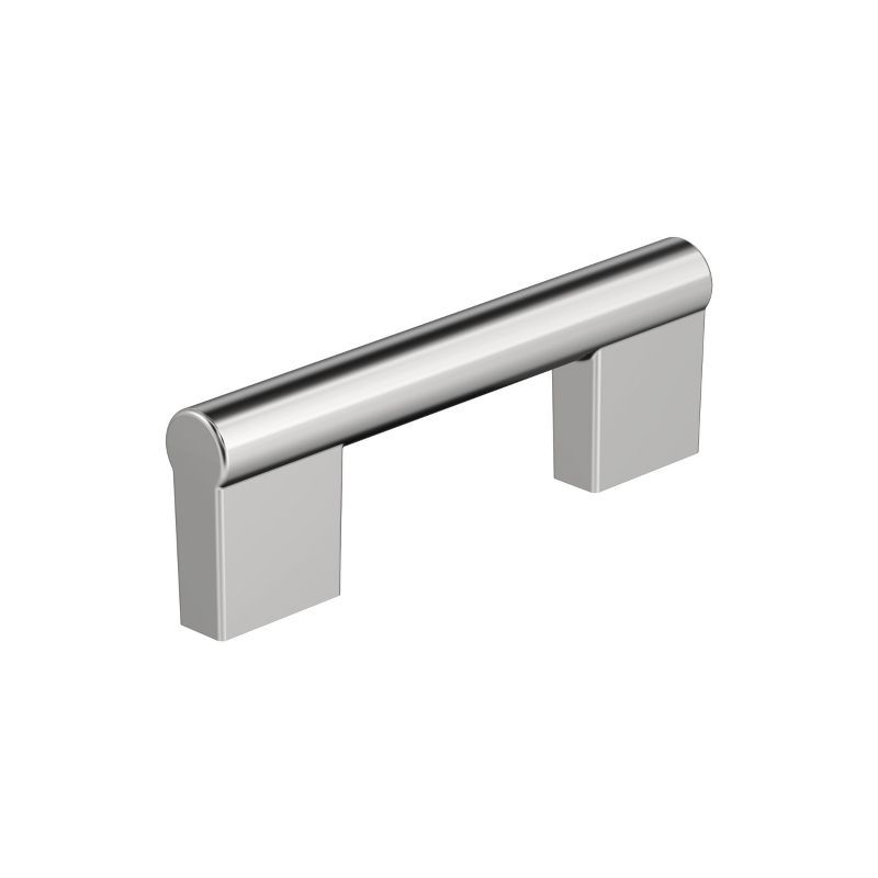 Polished Chrome 3" Modern Cabinet Drawer Pull