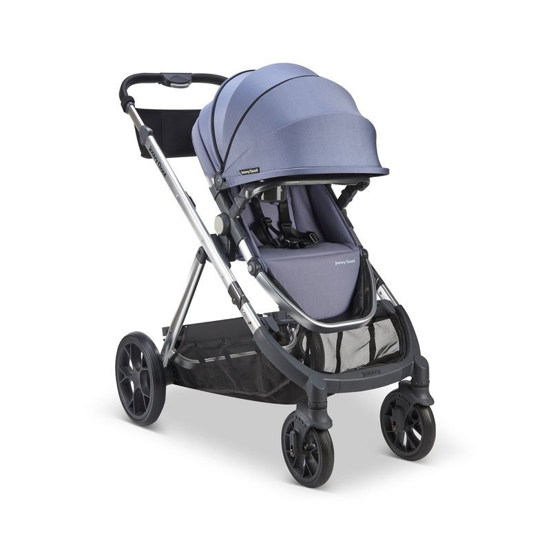 Slate Triple Bassinet Modular Stroller with Adjustable Canopy