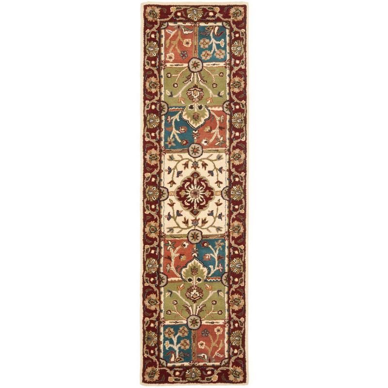 Heritage Multi-Color Hand-Tufted Wool Runner Rug