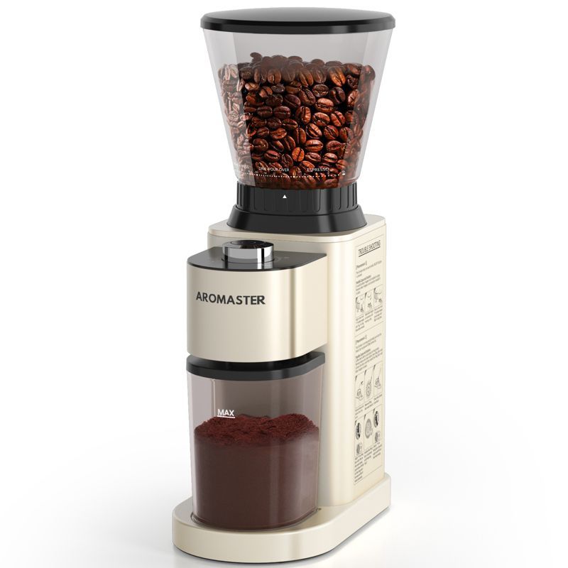 Aromaster Stainless Steel Electric Burr Coffee Grinder