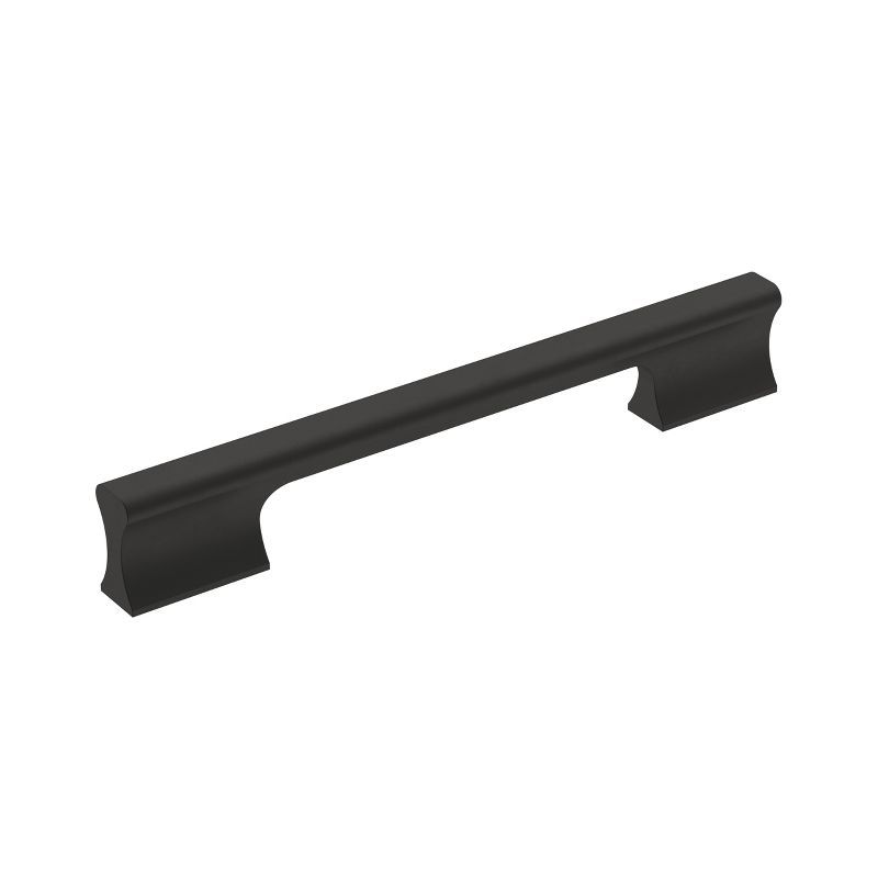 Matte Black Aluminum Modern Cabinet Drawer Pull with Mounting Hardware