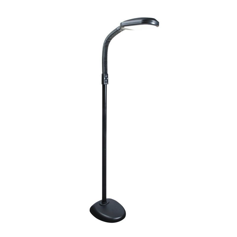 ArcSmart Adjustable Full Spectrum 18" LED Floor Lamp in Graphite