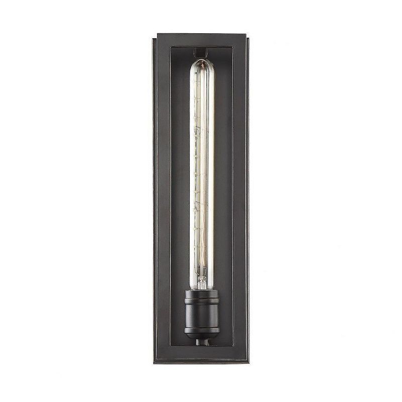 Clifton Classic Bronze Tall Rectangular Wall Sconce