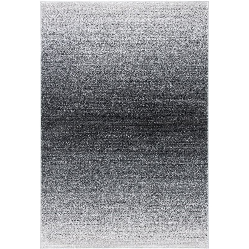 Gray Ombre 4' x 6' Synthetic Area Rug