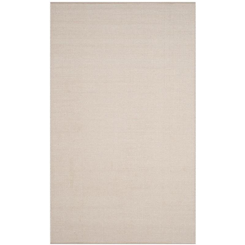 Montauk Off-White Hand Woven Cotton 5' x 8' Area Rug
