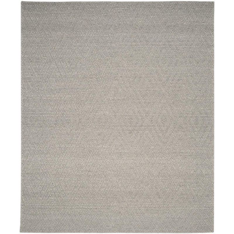 Artisan Beach House Gray 8' x 10' Hand-Tufted Wool Area Rug