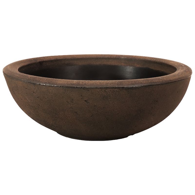 Percival 21" Sable Brown Polyresin Indoor/Outdoor Planter