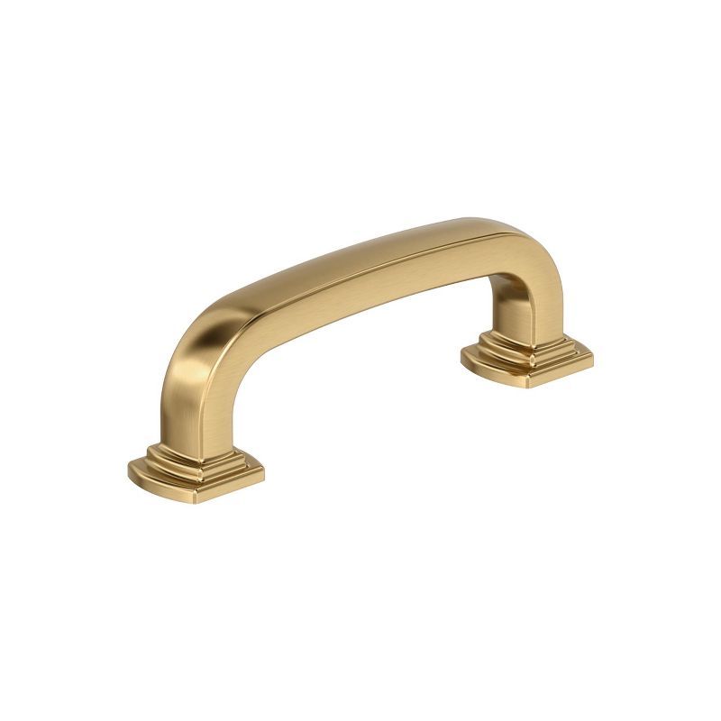 Champagne Bronze 3" Modern Cabinet Pull with Mounting Hardware