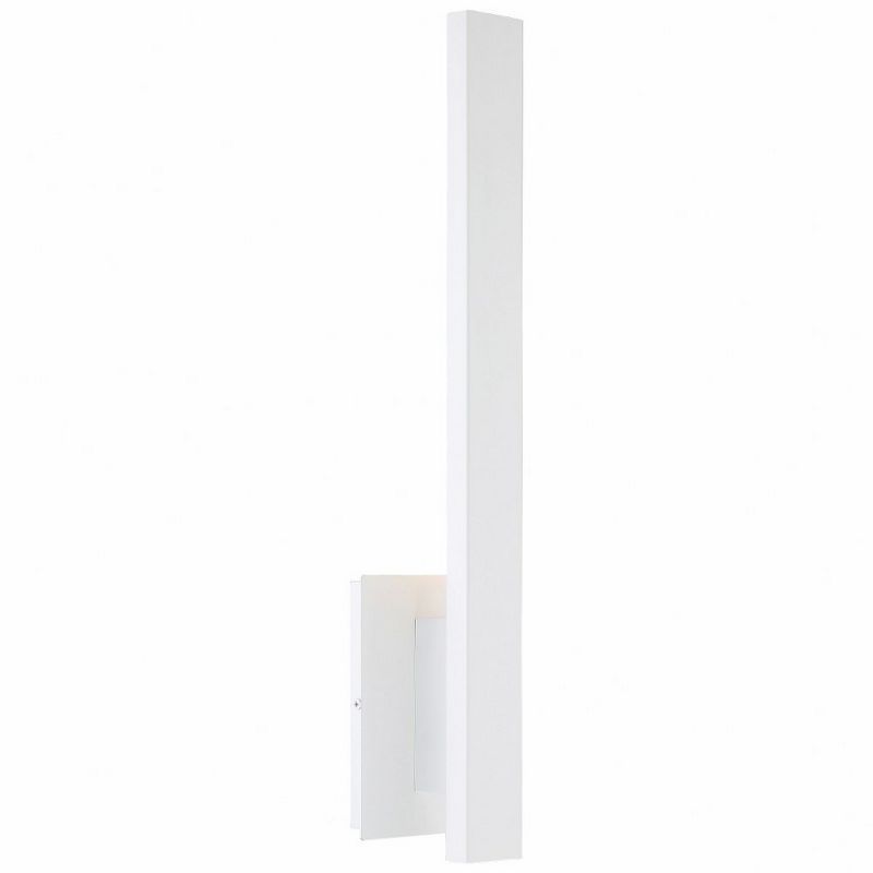 Haus White Acrylic Dimmable LED Wall Sconce