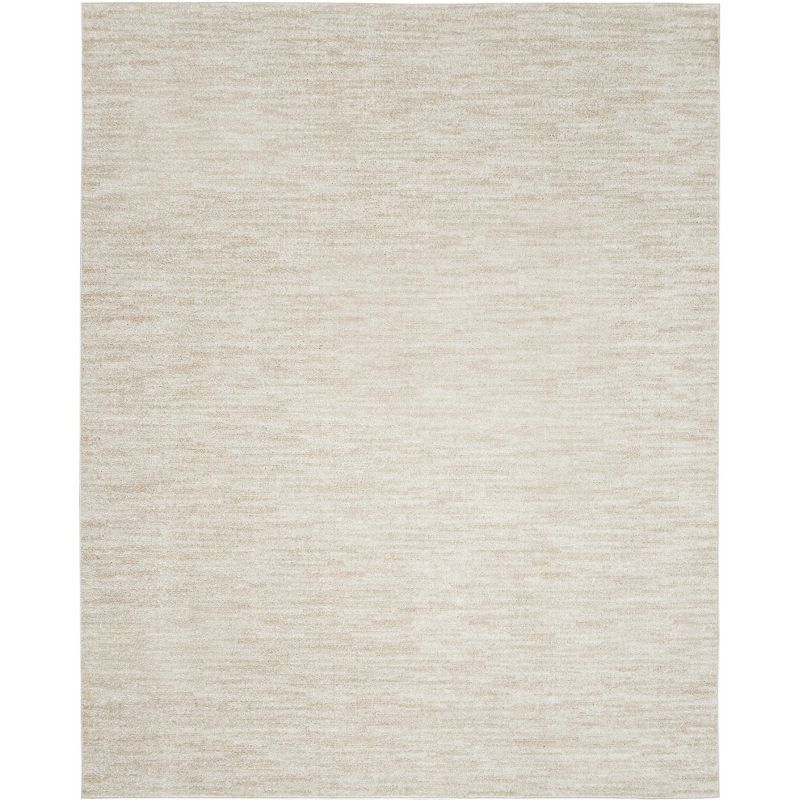 Essentials Ivory Beige 8' x 10' Easy-Care Synthetic Area Rug