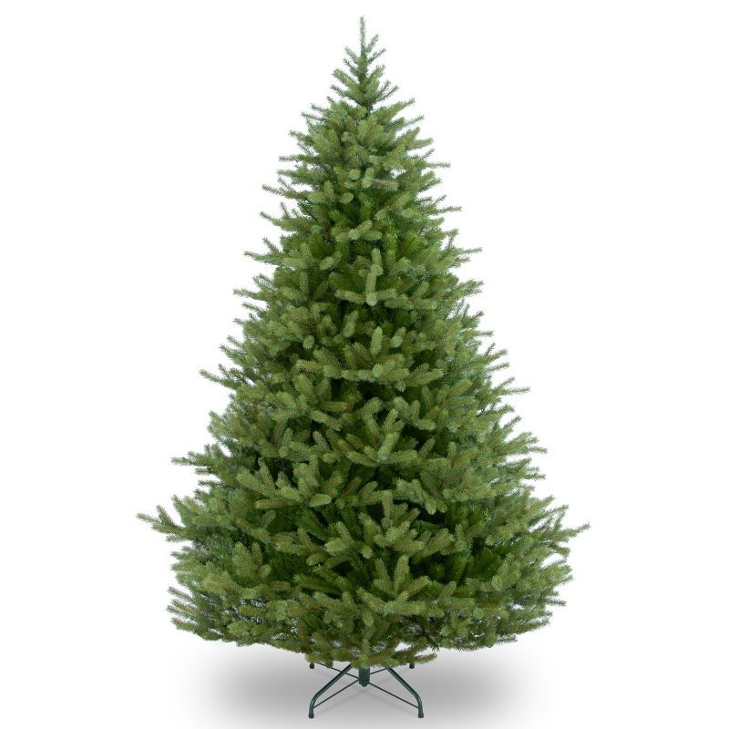 7.5' Green Norway Fir Artificial Christmas Tree with Lights