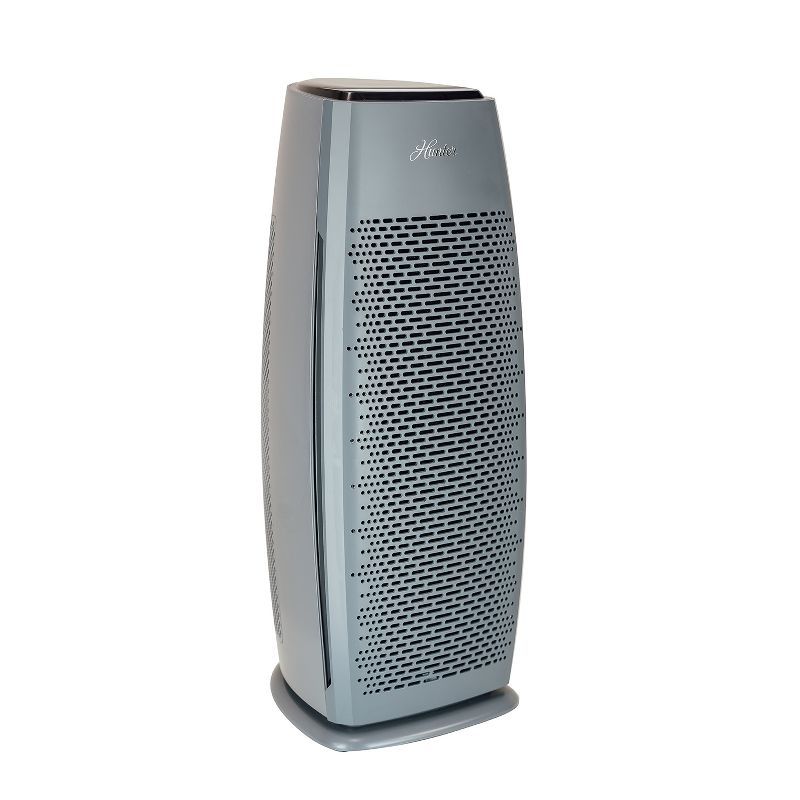 Graphite Tall Tower Air Purifier with True HEPA Filter