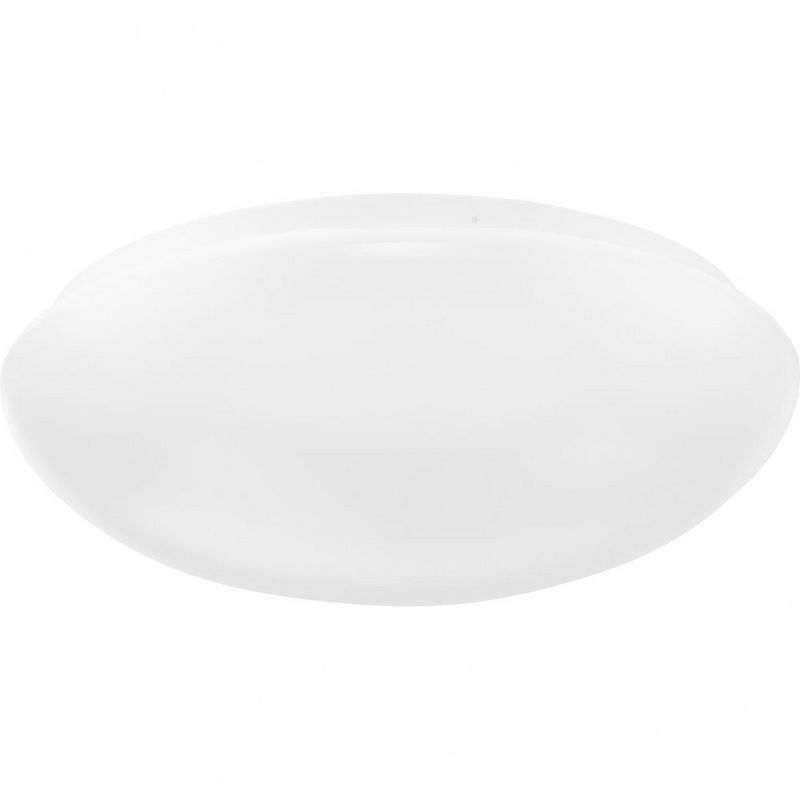 White Glass LED Flush Mount Ceiling Light