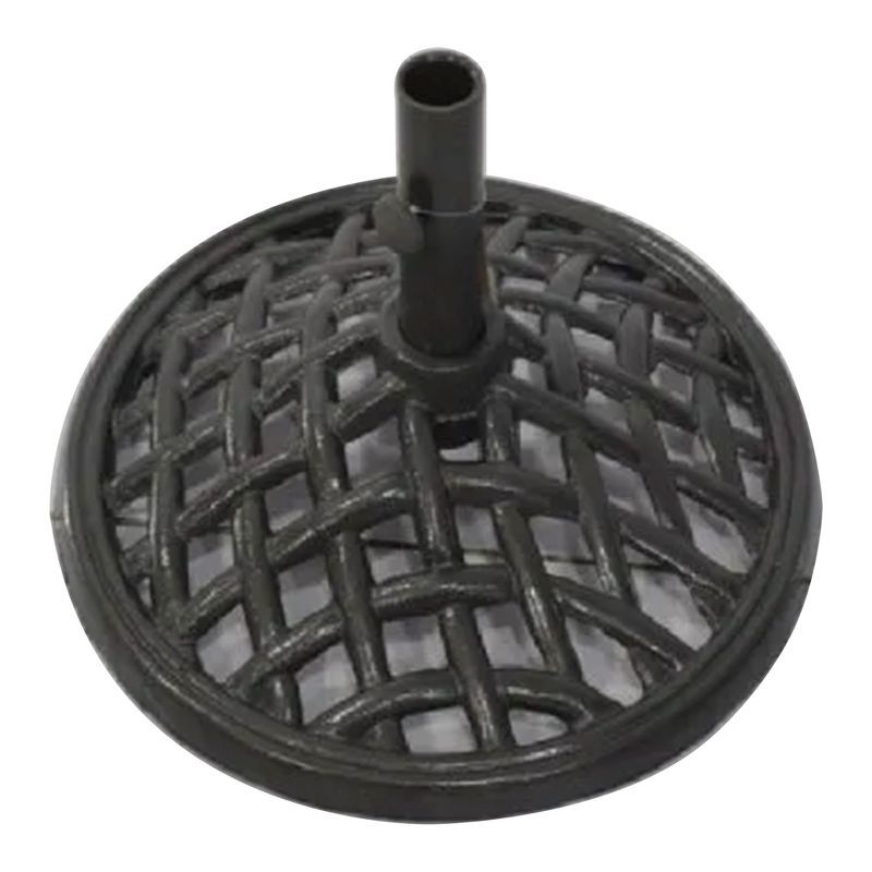 Norwalk 19-Inch Black Cast Iron Umbrella Base