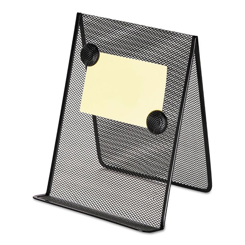 Black Metal Mesh Free Standing Document Holder