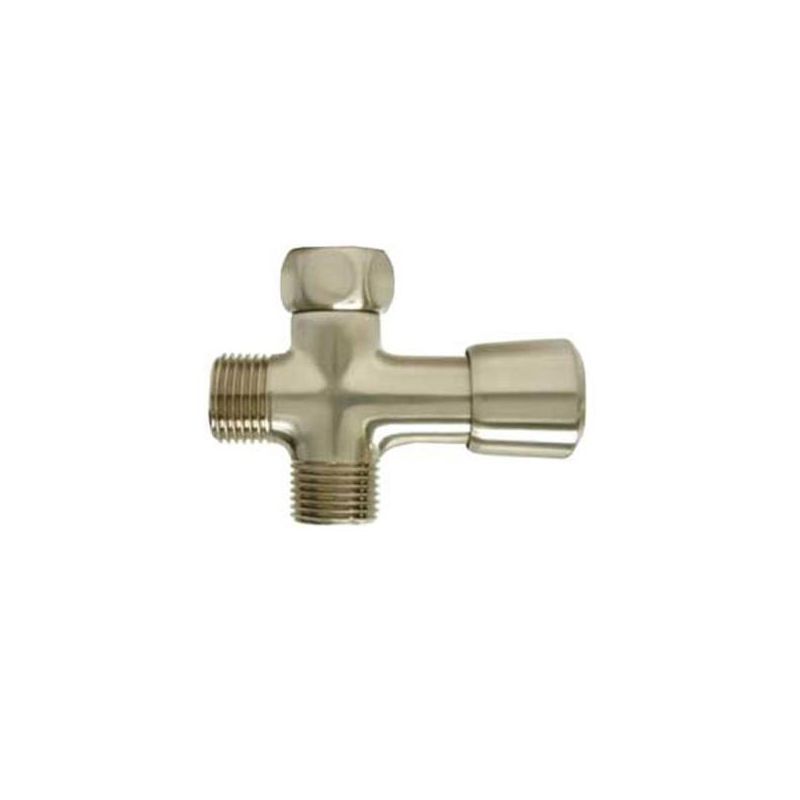 Satin Nickel Brass Shower Arm Diverter