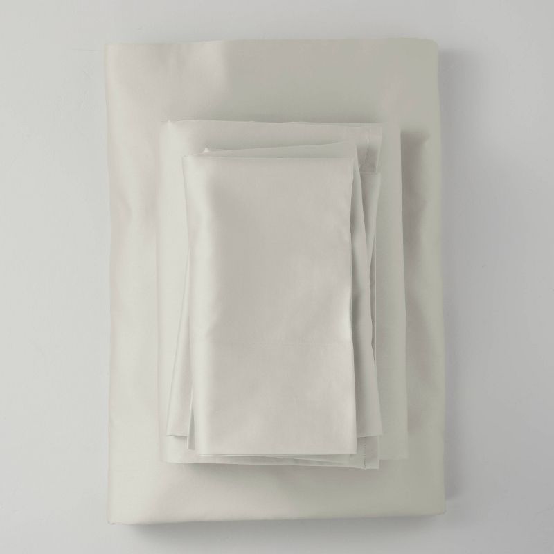 Natural Full 500 Thread Count Supima Cotton Sateen Sheet Set