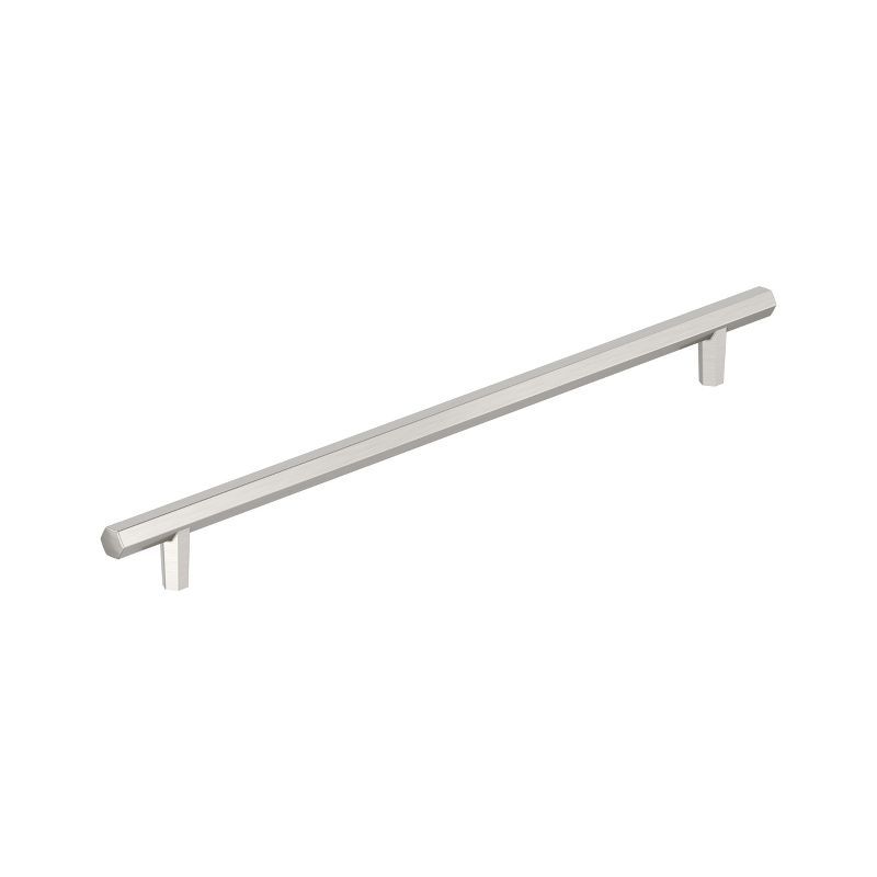 18-Inch Satin Nickel Modern Bar Pull with Mounting Hardware