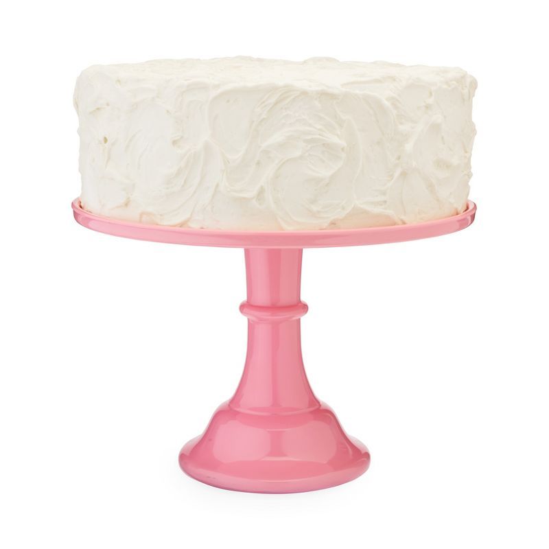 Pink Melamine Cake and Cupcake Stand