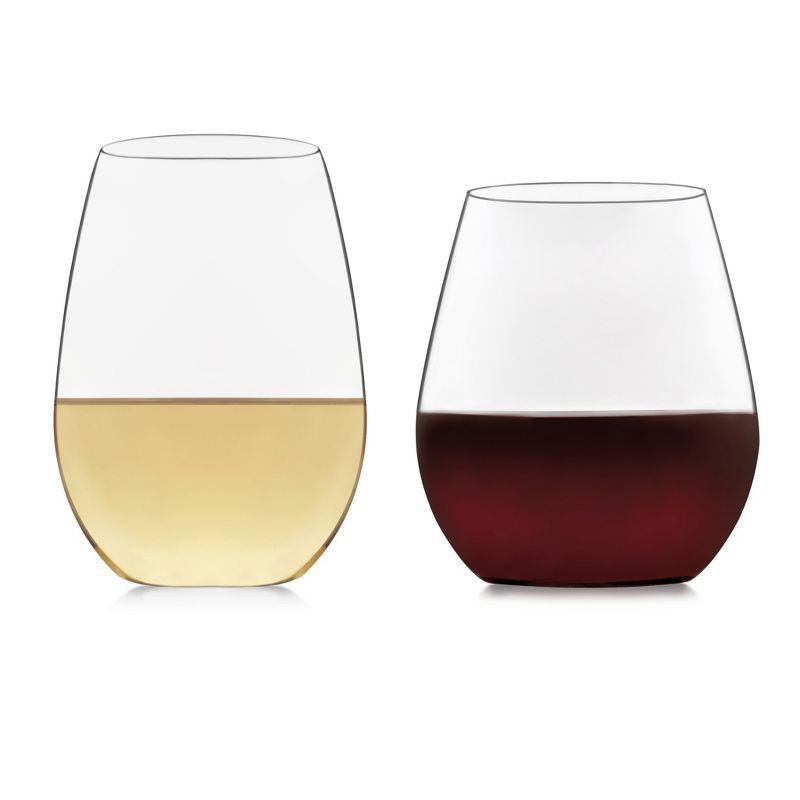 Libbey Signature Clear Stemless 12-Piece Wine Glass Set