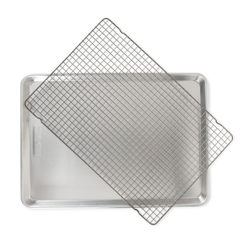 Large Aluminum Non-stick Cookie Sheet with Grid