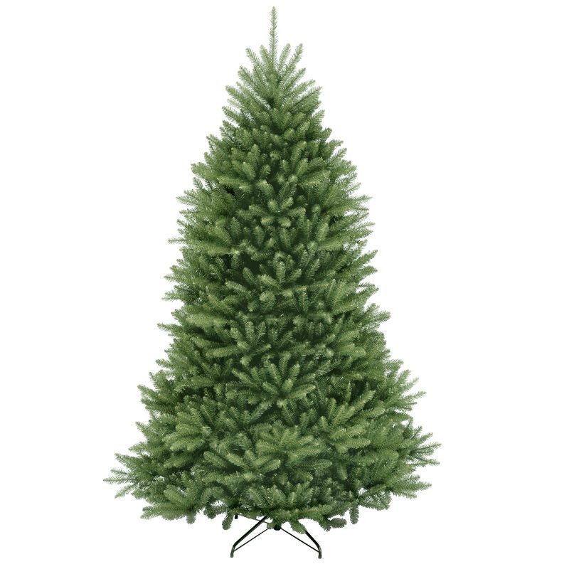 7 ft. Festive Dunhill Fir Artificial Christmas Tree with Metal Stand