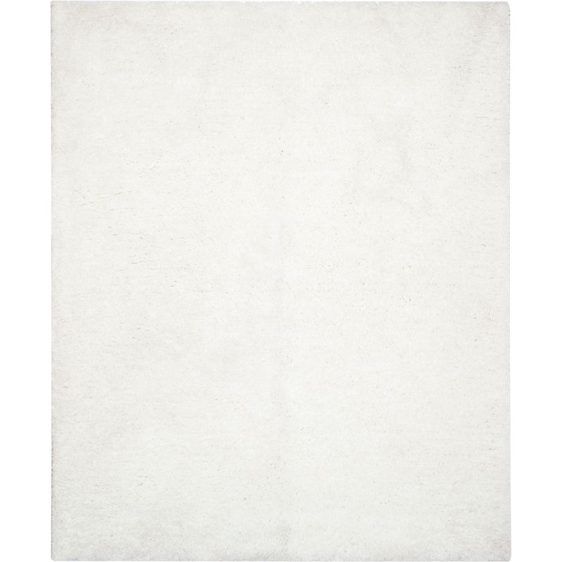 Ivory Handmade Tufted 8' x 10' Shag Rug