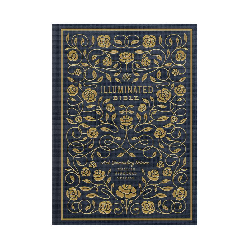 Navy and Gold Hardcover Art Journaling Bible