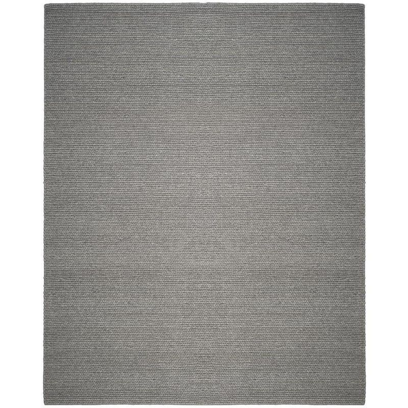 Coastal Charm Hand-Tufted Steel Wool & Viscose 9' x 12' Area Rug