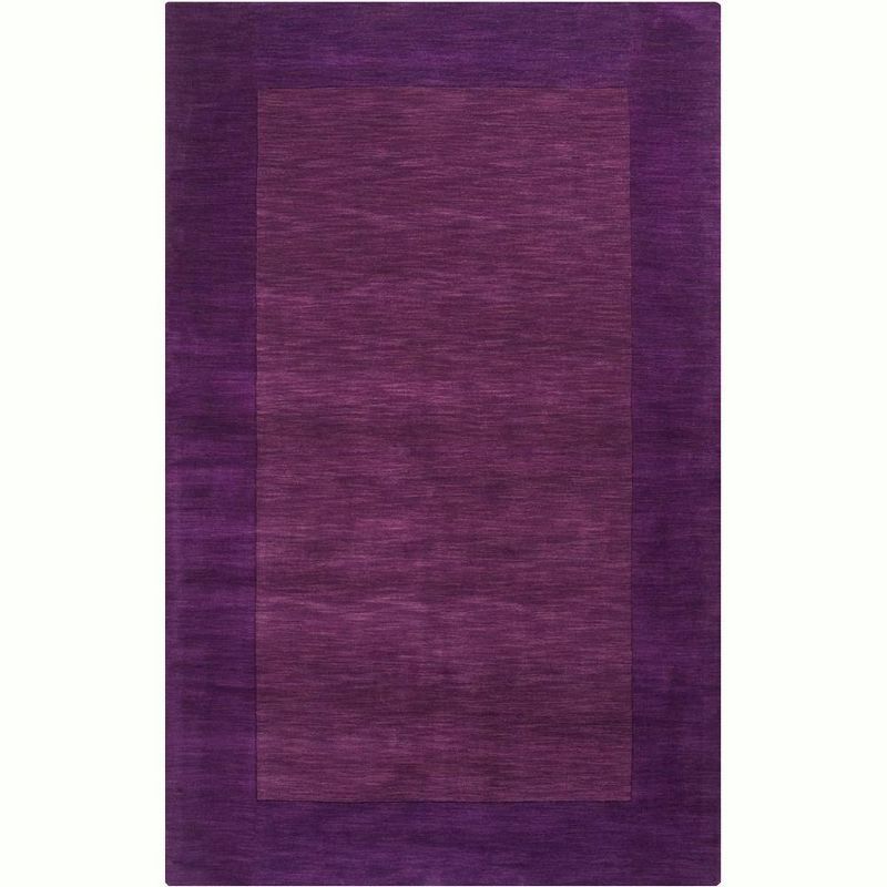 Reims Violet Hand-Knotted Wool Area Rug 3'3" x 5'3"