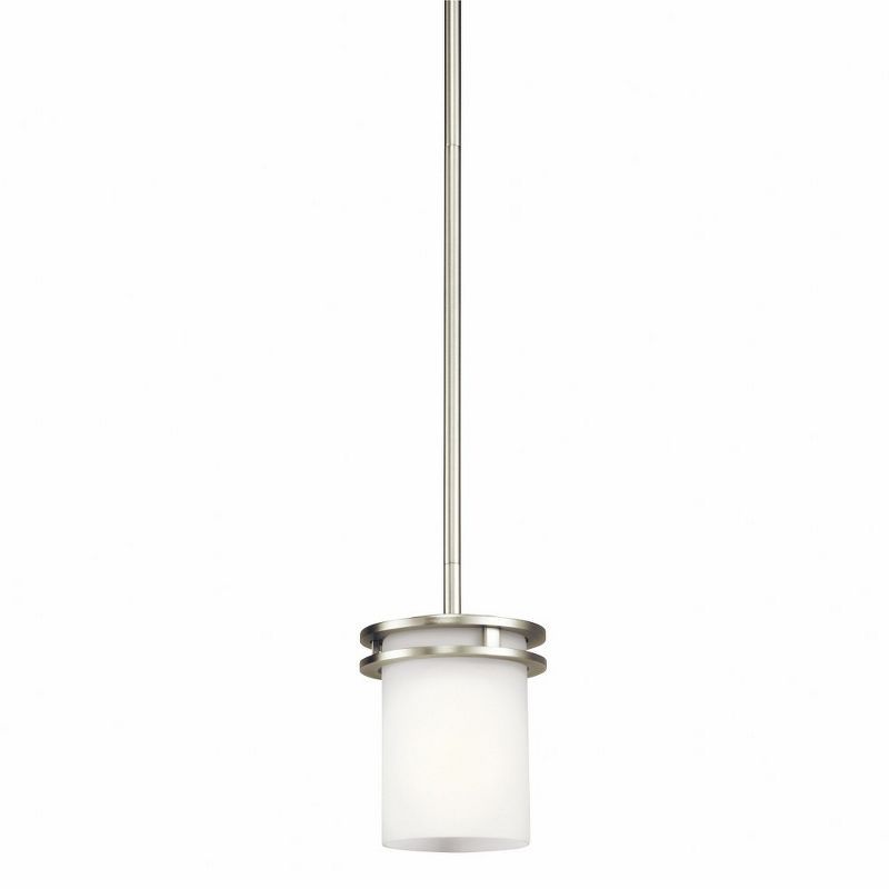 Hendrik Brushed Nickel 7.5 Inch Mini Pendant Light