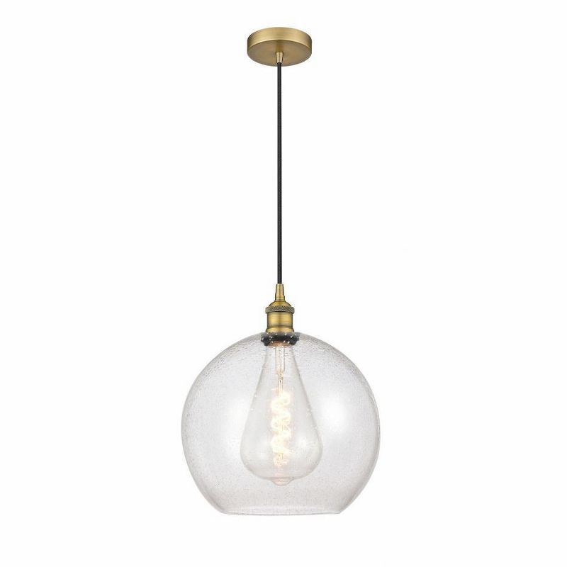 Innovations Lighting Athens 1 - Light Pendant in  Brushed Brass