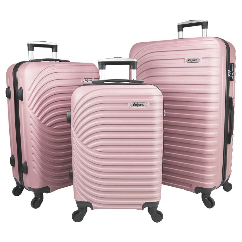 Blush Hard Shell 3-Piece Spinner Luggage Set