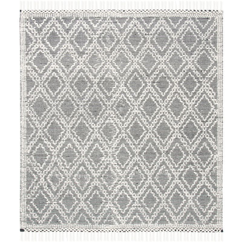 Ivory Coast Artisan 6' Square Hand-Tufted Wool Rug