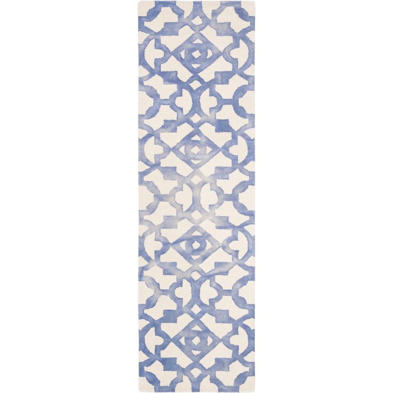 Ivory Elegance Hand-Tufted Wool Runner Rug 2'3" x 8'